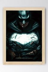 Batman Çerçeveli Tablo - Poster Tablo