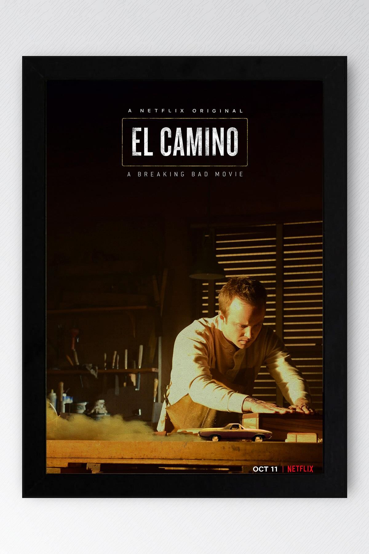 Breaking Bad Çerçeveli Tablo - El Camino Film Afişi Poster Tablo