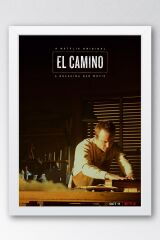 Breaking Bad Çerçeveli Tablo - El Camino Film Afişi Poster Tablo