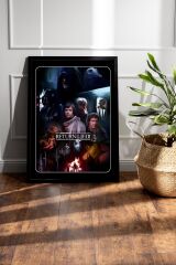 Star Wars Çerçeveli Tablo - Uzay Savaşları Fim Posteri Tablo