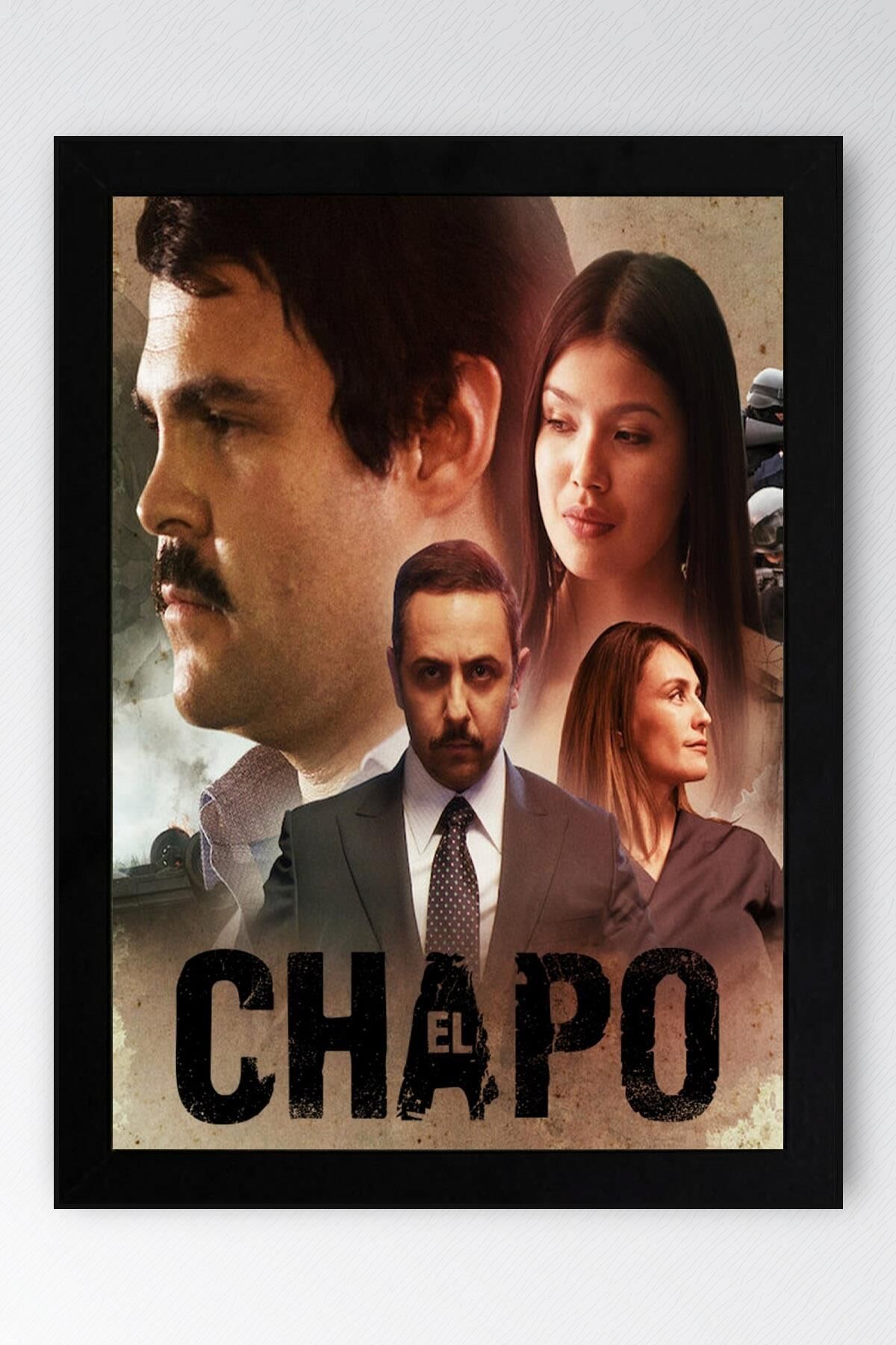 El Chapo Çerçeveli Tablo - Dizi Afişi Poster Tablo
