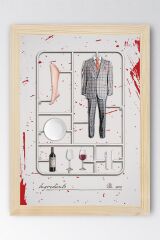 Hannibal Çerçeveli Tablo - Dizi Afişi Poster Tablo