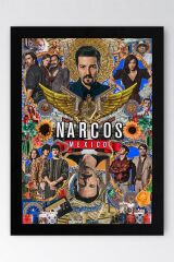 Narcos Mexico Çerçeveli Tablo - Narcos Dizi Posteri Tablo
