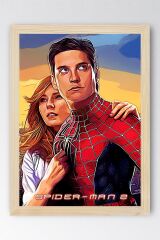 Spider Man Çerçeveli Tablo - Örümcek Adam Fim Posteri Tablo
