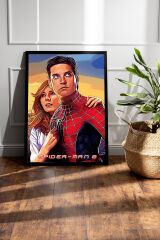 Spider Man Çerçeveli Tablo - Örümcek Adam Fim Posteri Tablo