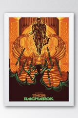 Thor Ragnarok Çerçeveli Tablo - Marvel Film Posteri Tablo