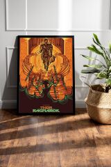 Thor Ragnarok Çerçeveli Tablo - Marvel Film Posteri Tablo