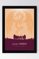 Game of Thrones Çerçeveli Tablo - Taht Oyunları  Winter Is HereTablo