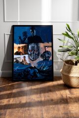 Terminator Çerçeveli Tablo - Terminatör Film Posteri Tablo