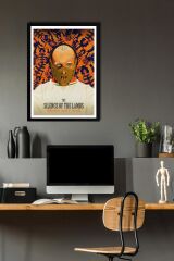 Kuzuların Sessizliği Çerçeveli Tablo - Film Posteri Tablo