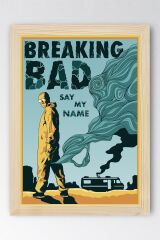 Breaking Bad Çerçeveli Tablo - Dizi Afişi Poster Tablo