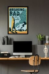 Breaking Bad Çerçeveli Tablo - Dizi Afişi Poster Tablo