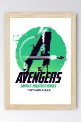 Avengers Çerçeveli Tablo - Yenilmezler Marvel Poster Tablo