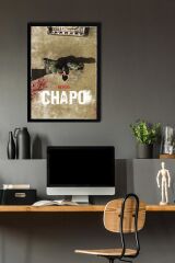 El Chapo Çerçeveli Tablo - Dizi Afişi Poster Tablo