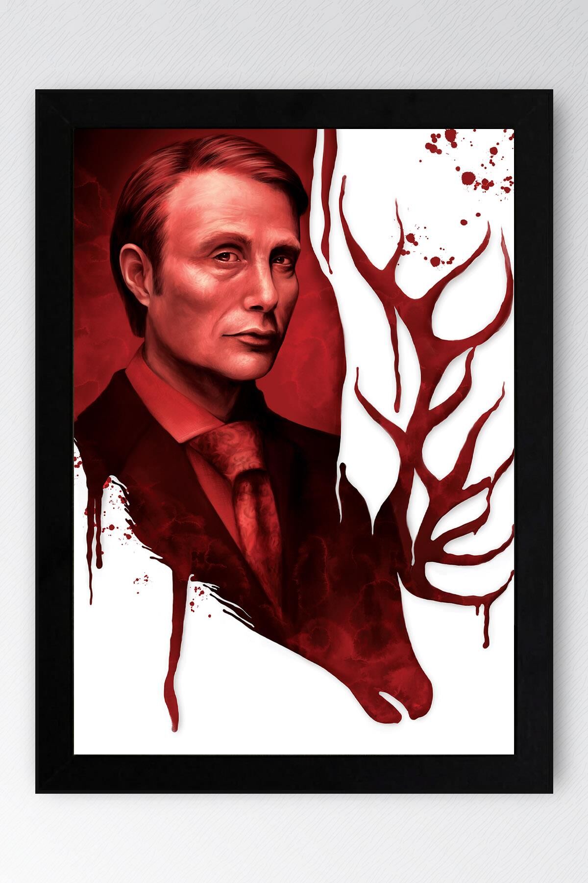 Hannibal Çerçeveli Tablo - Dizi Afişi Poster Tablo