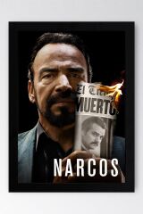Narcos Çerçeveli Tablo - Narcos Dizi Posteri Tablo