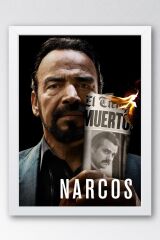 Narcos Çerçeveli Tablo - Narcos Dizi Posteri Tablo