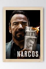 Narcos Çerçeveli Tablo - Narcos Dizi Posteri Tablo