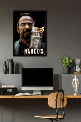 Narcos Çerçeveli Tablo - Narcos Dizi Posteri Tablo