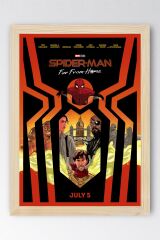 Spider Man Far From Home Çerçeveli Tablo - Örümcek Adam Fim Posteri Tablo