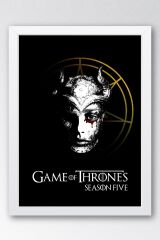 Game of Thrones Çerçeveli Tablo - Taht Oyunları Dizi Posteri Tablo