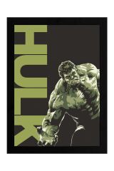 Hulk Çerçeveli Tablo - Marvel Film Posteri Tablo