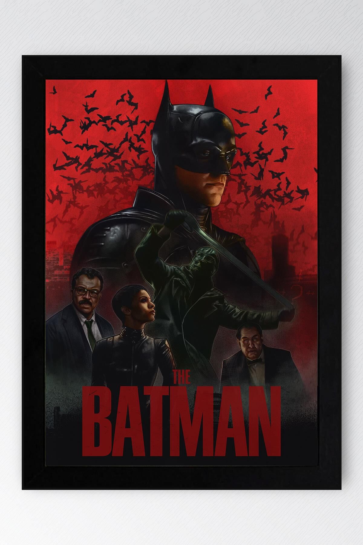 The Batman Çerçeveli Tablo - Poster Tablo
