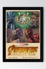 Avengers Infinity War Çerçeveli Tablo - Yenilmezler Marvel Poster Tablo
