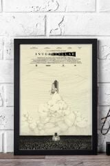 Interstellar Çerçeveli Tablo - Yıldızlararası Film Posteri Tablo