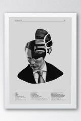 Hannibal Lecter Çerçeveli Tablo - Dizi Afişi Poster Tablo