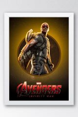 The Falcon Çerçeveli Tablo - Marvel Avengers Poster Tablo