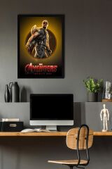 The Falcon Çerçeveli Tablo - Marvel Avengers Poster Tablo