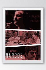 Narcos Çerçeveli Tablo - Narcos Dizi Posteri Tablo