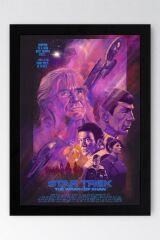 Star Trek Çerçeveli Tablo - Uzay Yolu Fim Posteri Tablo