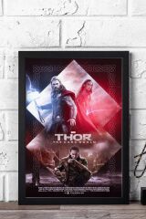 Thor The Dark World Çerçeveli Tablo - Marvel Film Posteri Tablo