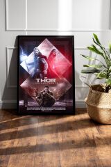 Thor The Dark World Çerçeveli Tablo - Marvel Film Posteri Tablo