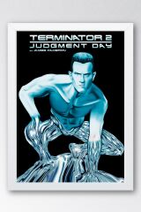 Terminator Çerçeveli Tablo - Terminatör Film Posteri Tablo