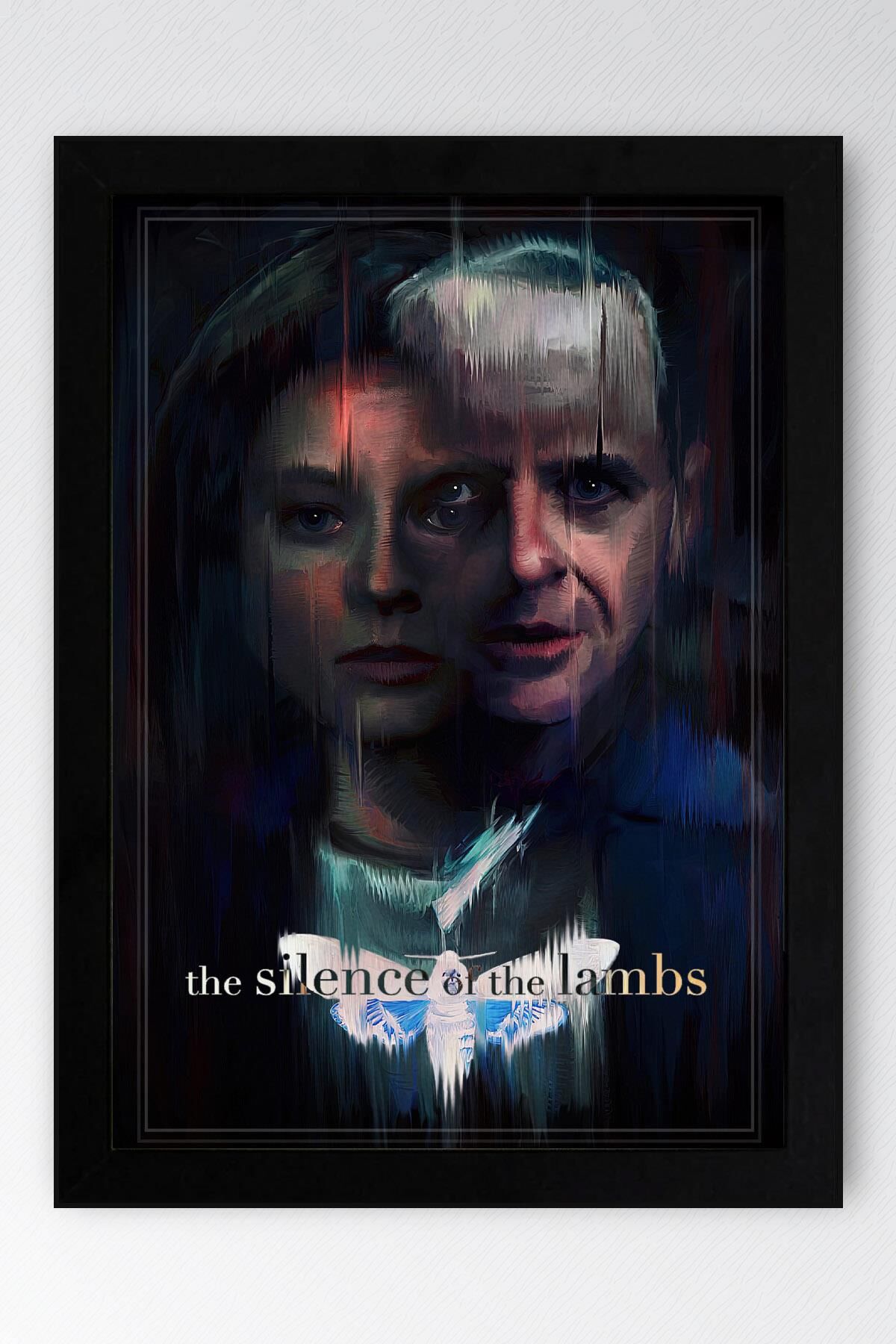 Kuzuların Sessizliği Çerçeveli Tablo - Film Posteri Tablo