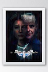 Kuzuların Sessizliği Çerçeveli Tablo - Film Posteri Tablo