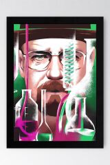Breaking Bad Çerçeveli Tablo - Dizi Afişi Poster Tablo