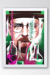 Breaking Bad Çerçeveli Tablo - Dizi Afişi Poster Tablo