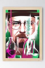 Breaking Bad Çerçeveli Tablo - Dizi Afişi Poster Tablo