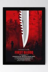 Rambo Çerçeveli Tablo - Rambo Fim Posteri Tablo