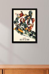 Avengers Age Of Ultron Çerçeveli Tablo - Yenilmezler Marvel Poster Tablo