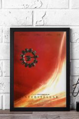 Interstellar Çerçeveli Tablo - Yıldızlararası Film Posteri Tablo