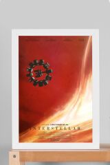 Interstellar Çerçeveli Tablo - Yıldızlararası Film Posteri Tablo