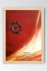 Interstellar Çerçeveli Tablo - Yıldızlararası Film Posteri Tablo