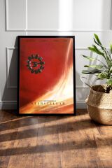 Interstellar Çerçeveli Tablo - Yıldızlararası Film Posteri Tablo