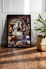 Star Wars Çerçeveli Tablo - Uzay Savaşları Fim Posteri Tablo