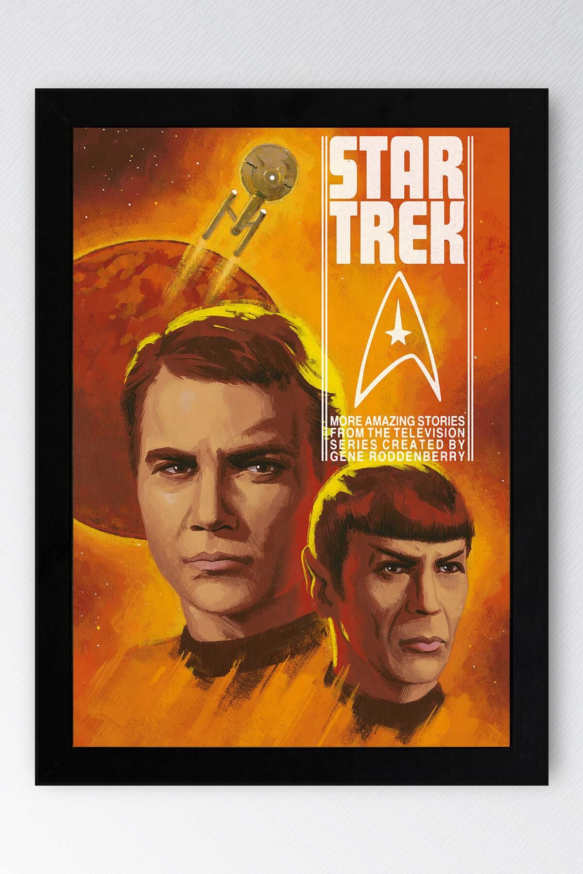 Star Trek Çerçeveli Tablo - Uzay Yolu Fim Posteri Tablo